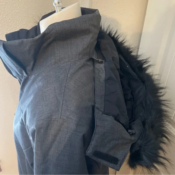 Spyder Women's Black Hooded Ski Jacket - Picture 3 of 7